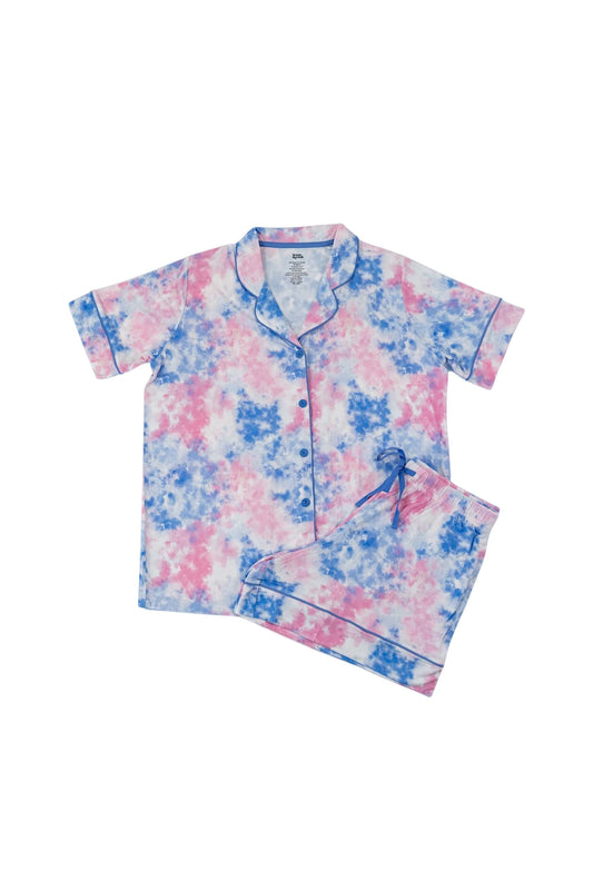 Cotton Candy Tie Dye Women's Shorts Set