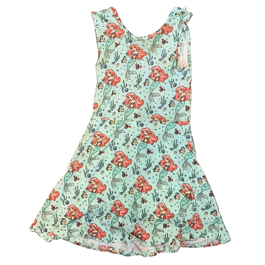 Under the Sea Twist Back Sleeveless Twirl Dress