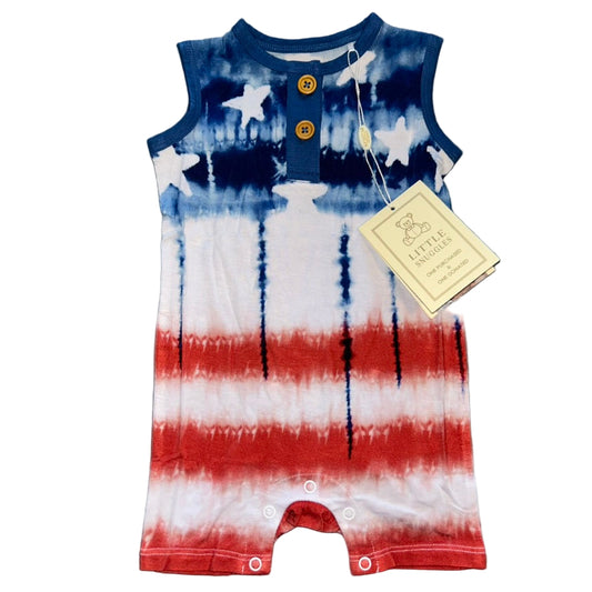 Americana Sleeveless Shorty Romper