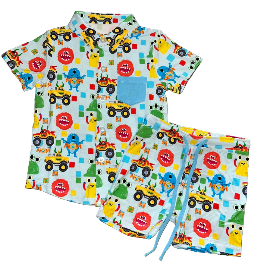 MOM-ster Daywear Shorts Set