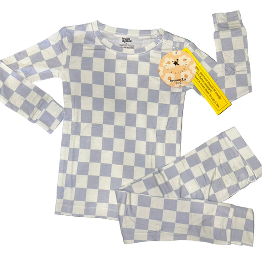 Cloudy Checkers Long Sleeve Set