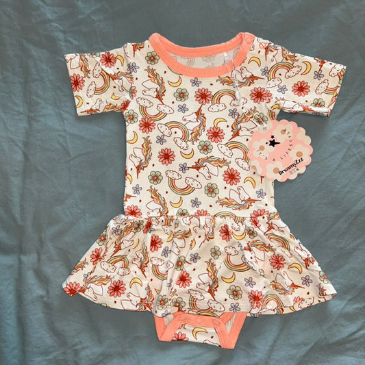 Enchanted Dreams Bodysuit Twirl Dress