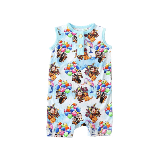 Up & Away Sleeveless Shorty Romper