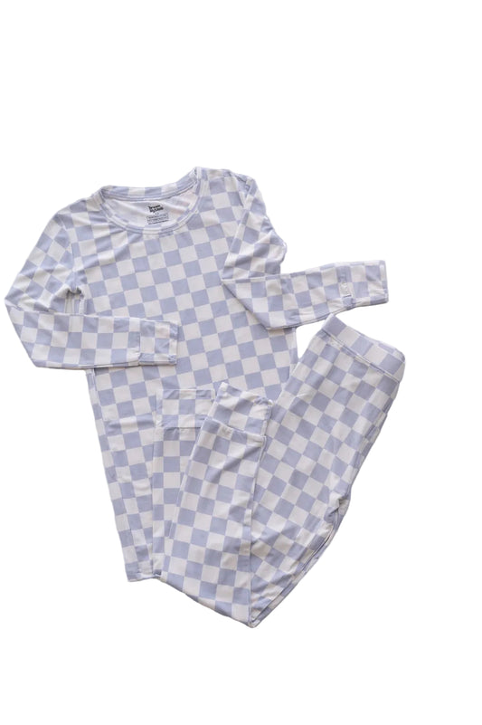 Cloudy Checkers Long Sleeve Set
