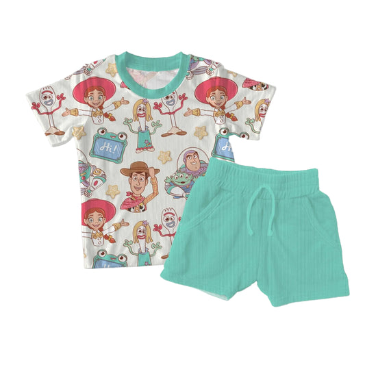 You've Got A Friend In Me Ribbed Daywear Shorts Set