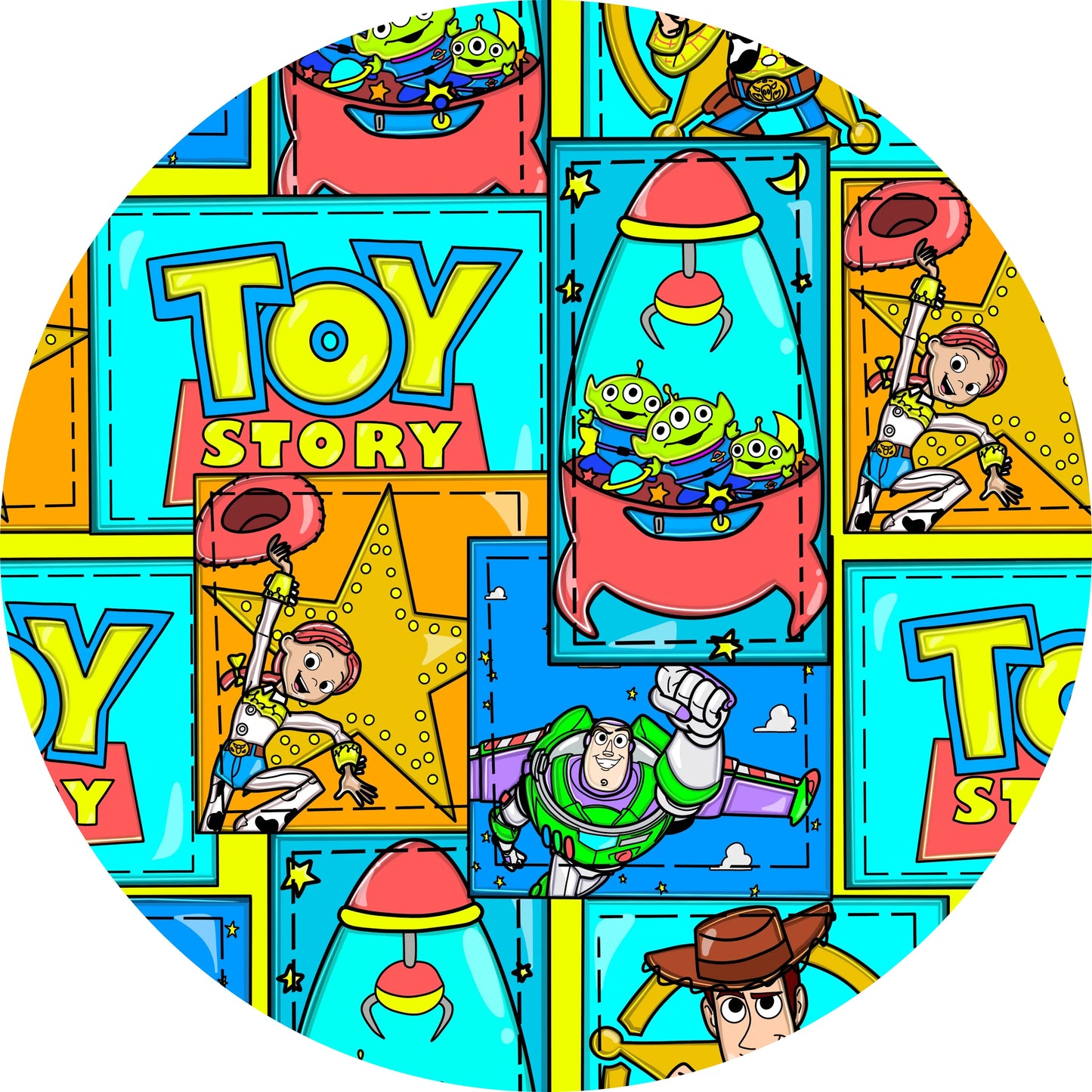 Patchwork Toys Short Sleeve Twirl Dress