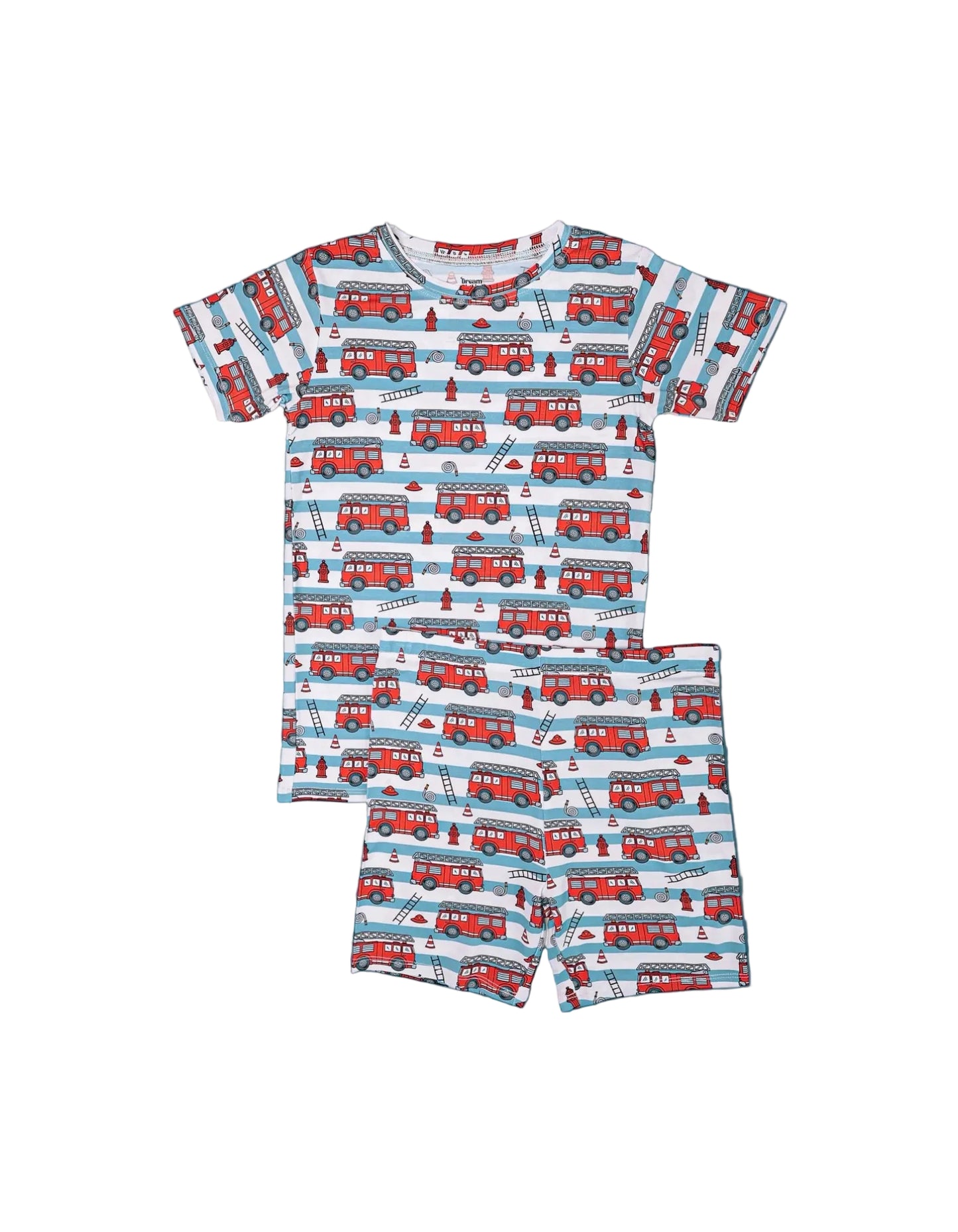 Firetruck Frenzy Shorts Set