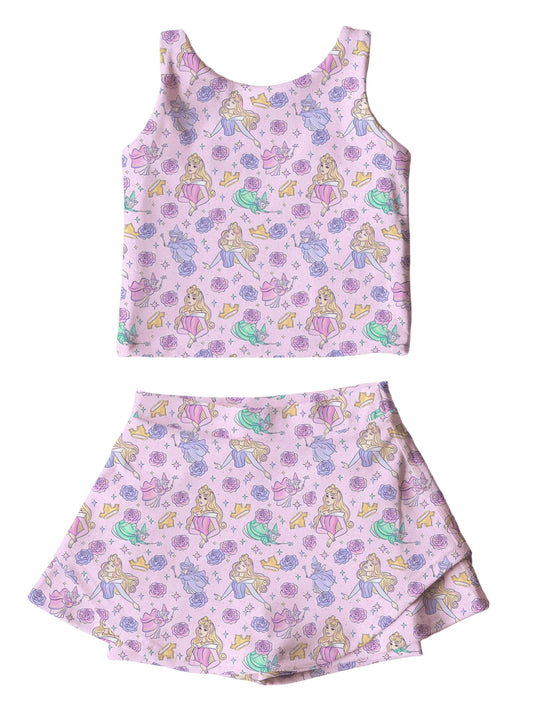 Aurora Athletic Skort Set