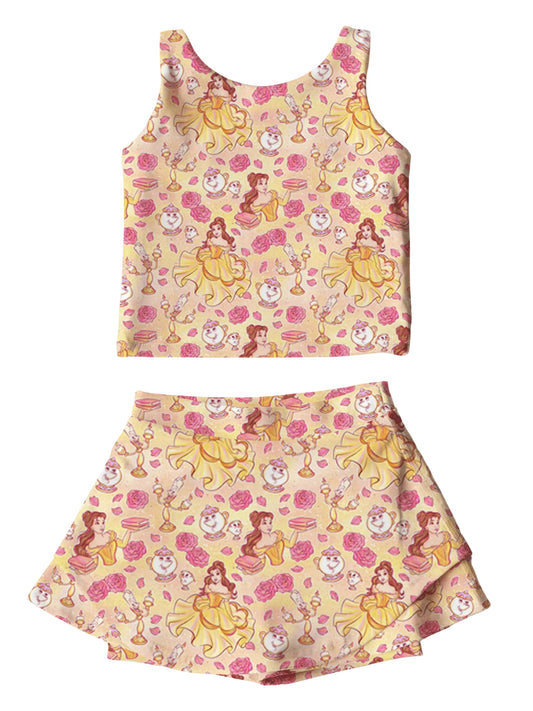 Beautiful Belle Athletic Skort Set