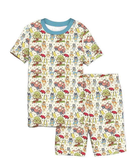 Vacation Pups Shorts Set