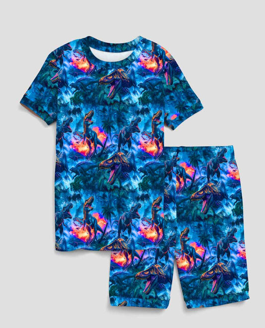 Dinosaur Kingdom Shorts Set