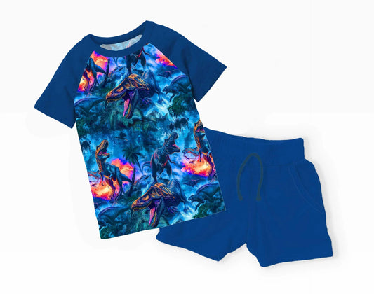 Dinosaur Kingdom Daywear Shorts Set