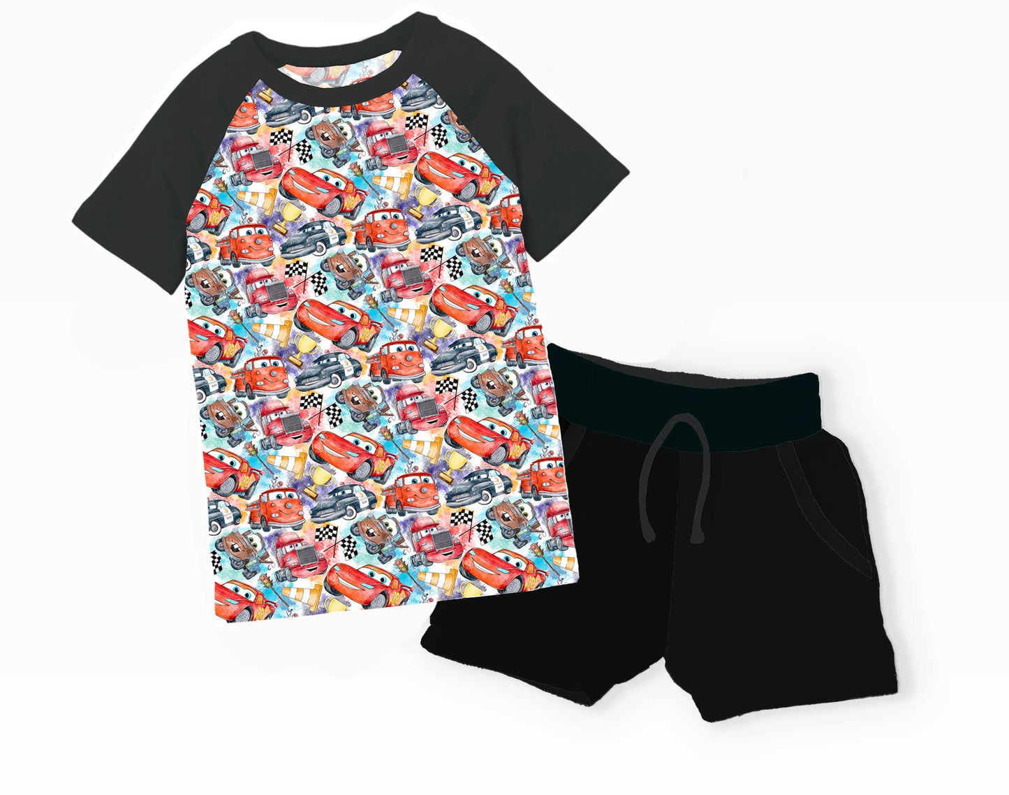 Cars Go Vroom Daywear Shorts Set