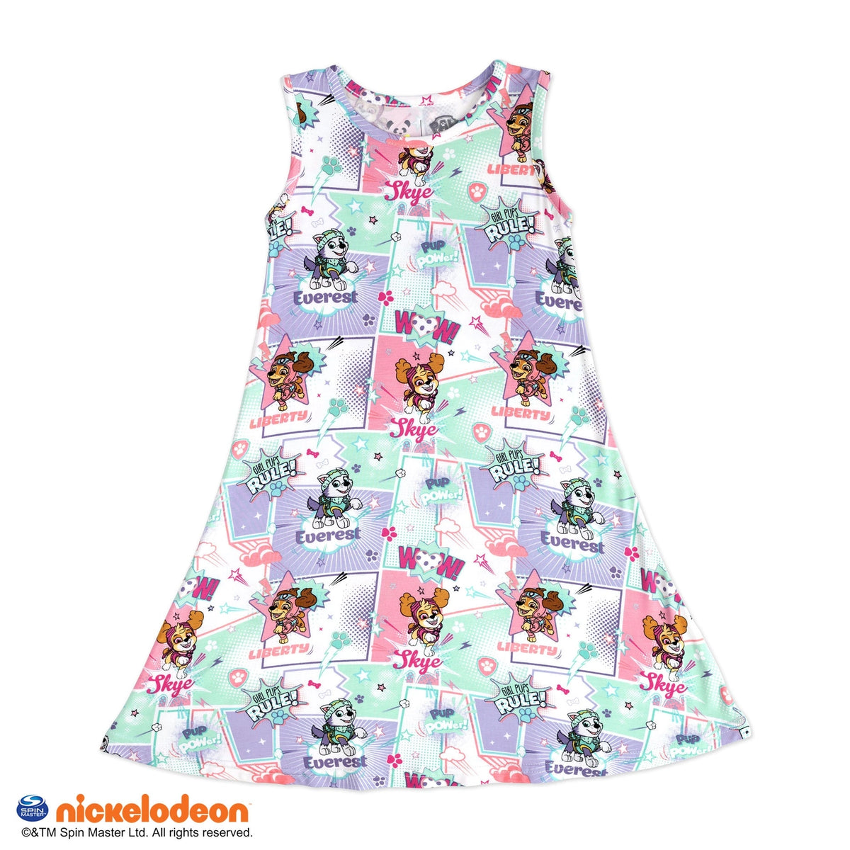 Paw Patrol: Comic Girl Pups Sleeveless Dress