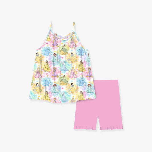 Princess Charm Tank Top & Shorts Set