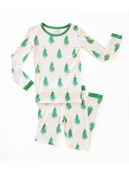 Twinkling Pines Long Sleeve Set