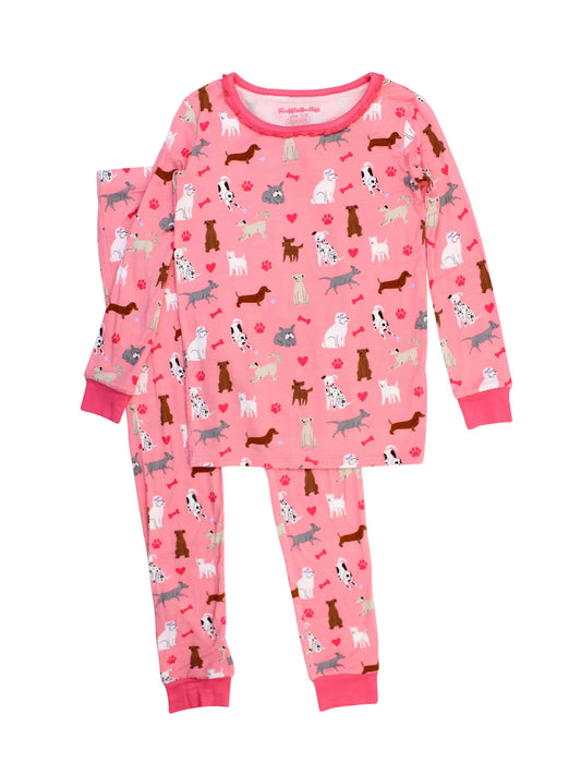 Pink Puppy Playtime Long Sleeve Set