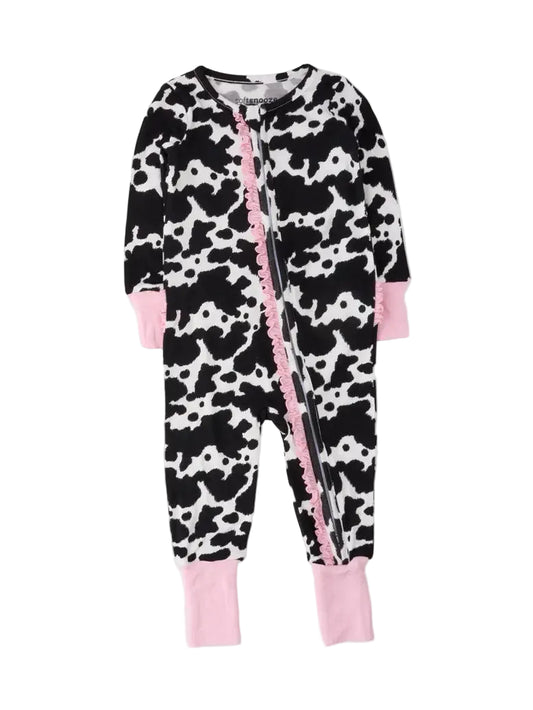 Moo Crew Ruffled Convertible Zippy