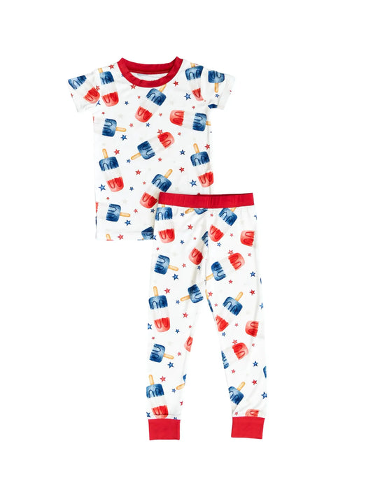 Red White and Snooze Short Sleeve Set