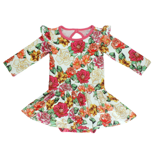 Fall In Love Bodysuit Twirl Dress