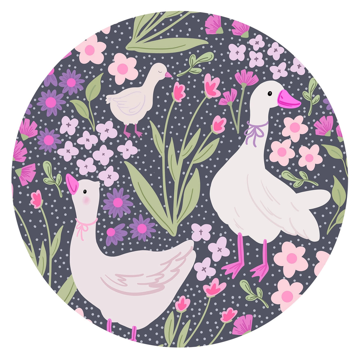Wildflower Meadow Geese Convertible Zippy