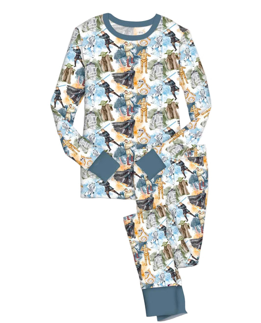 Galaxy Far Away Long Sleeve Set