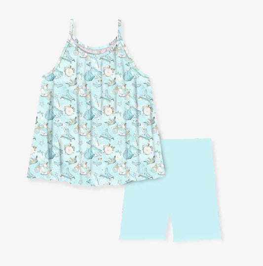 Glass Slipper Tank Top & Shorts Set