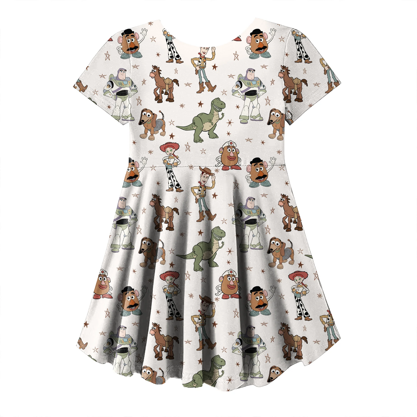 Woody's Roundup! Short Sleeve Twirl Dress