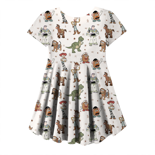 Woody's Roundup! Short Sleeve Twirl Dress