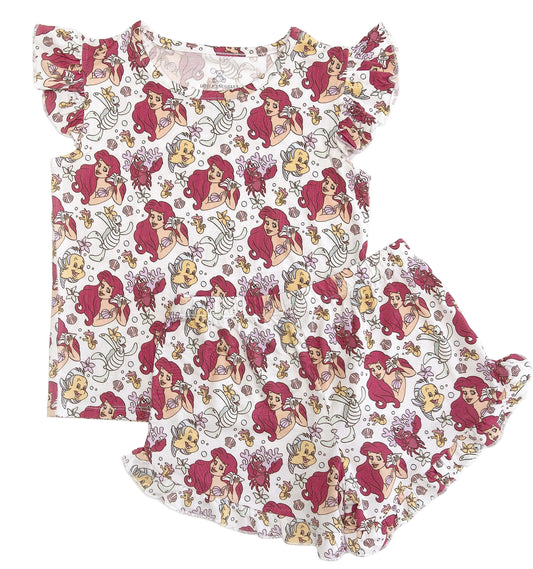 Make A Splash Flutter Sleeve and Shorts Set