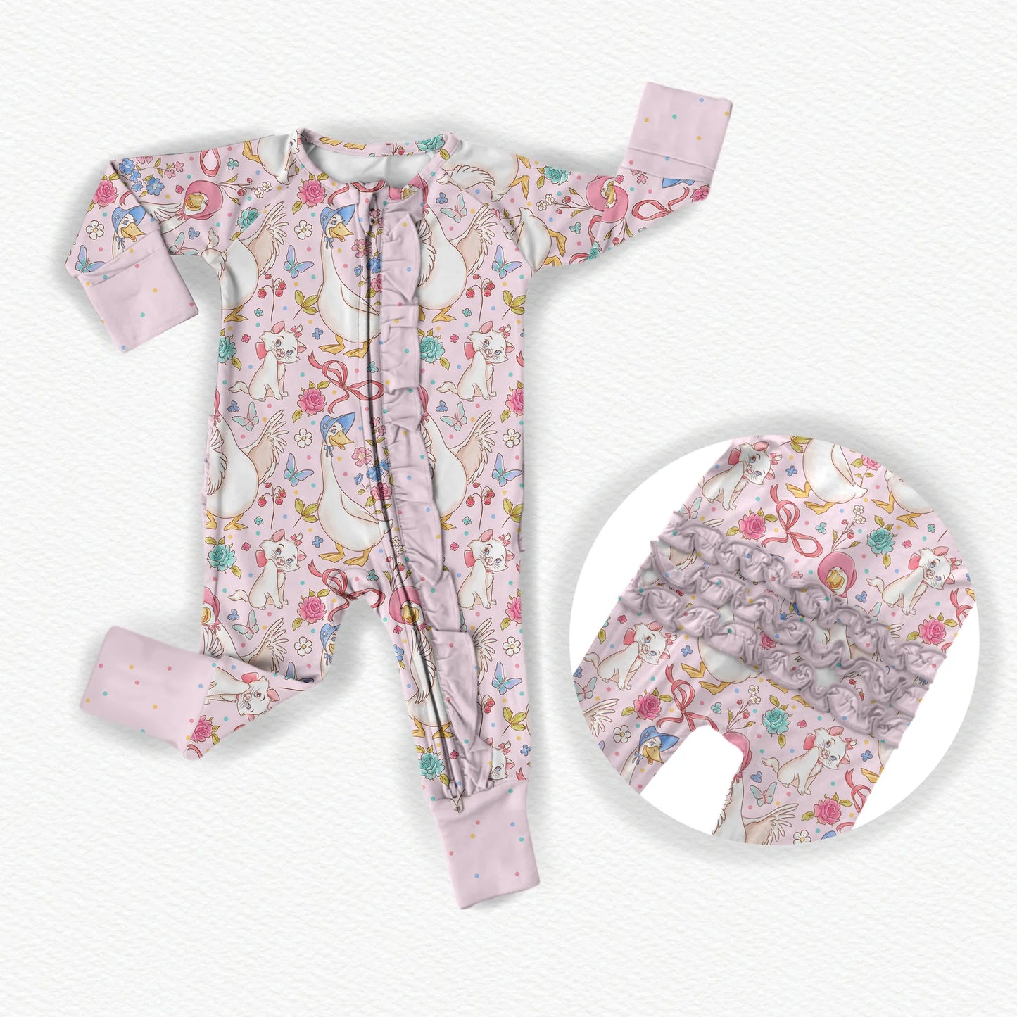 Marie Ruffled Convertible Zippy