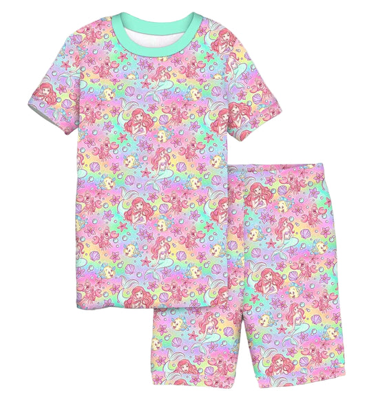Sea Princess Splashes Shorts Set