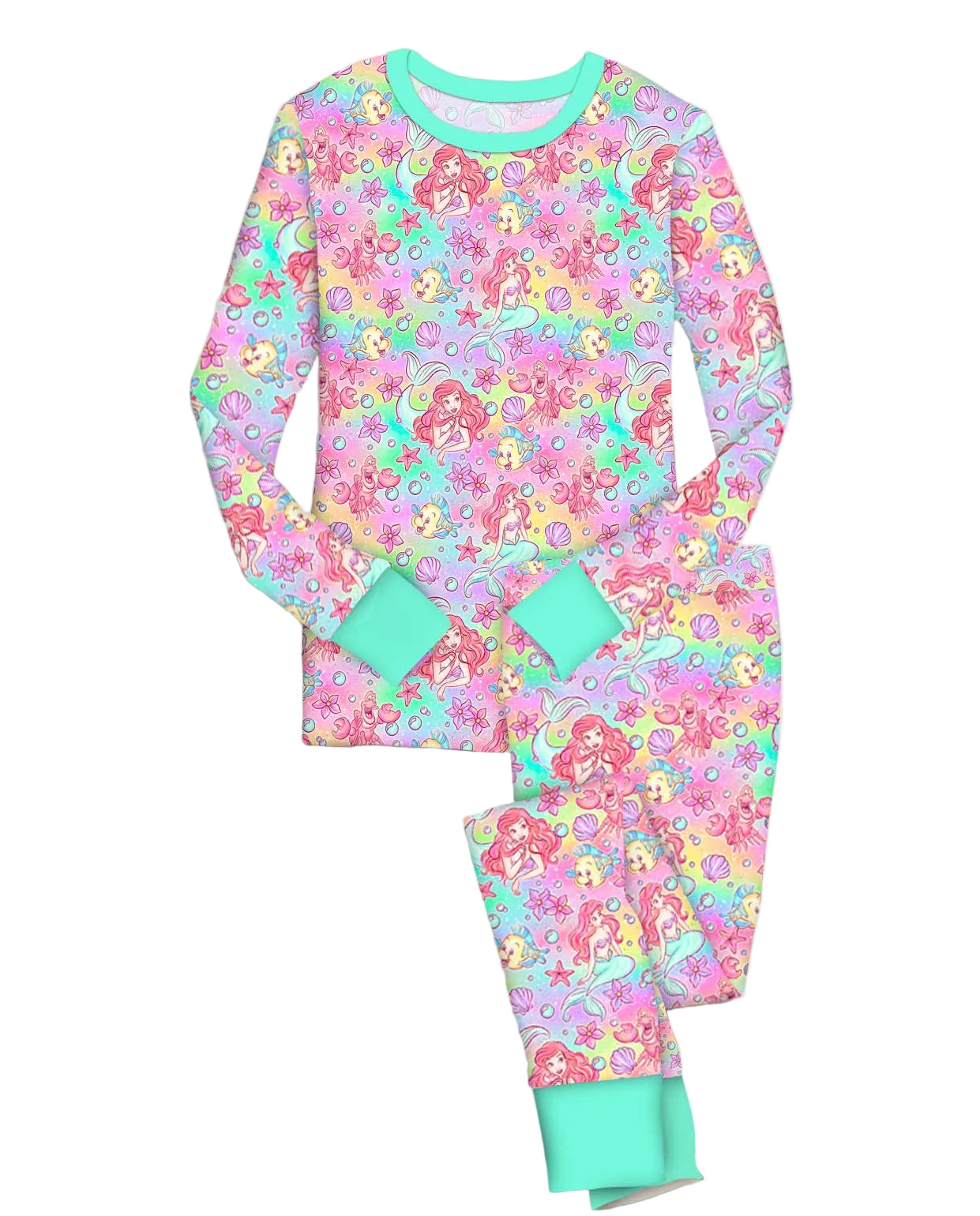Sea Princess Splashes Long Sleeve Set
