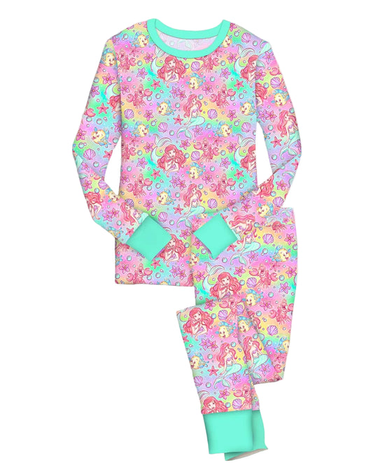 Sea Princess Splashes Long Sleeve Set