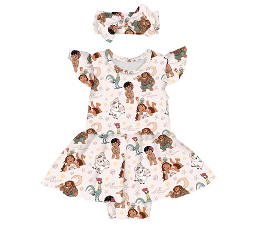 Maui & Friends Bodysuit Twirl Dress