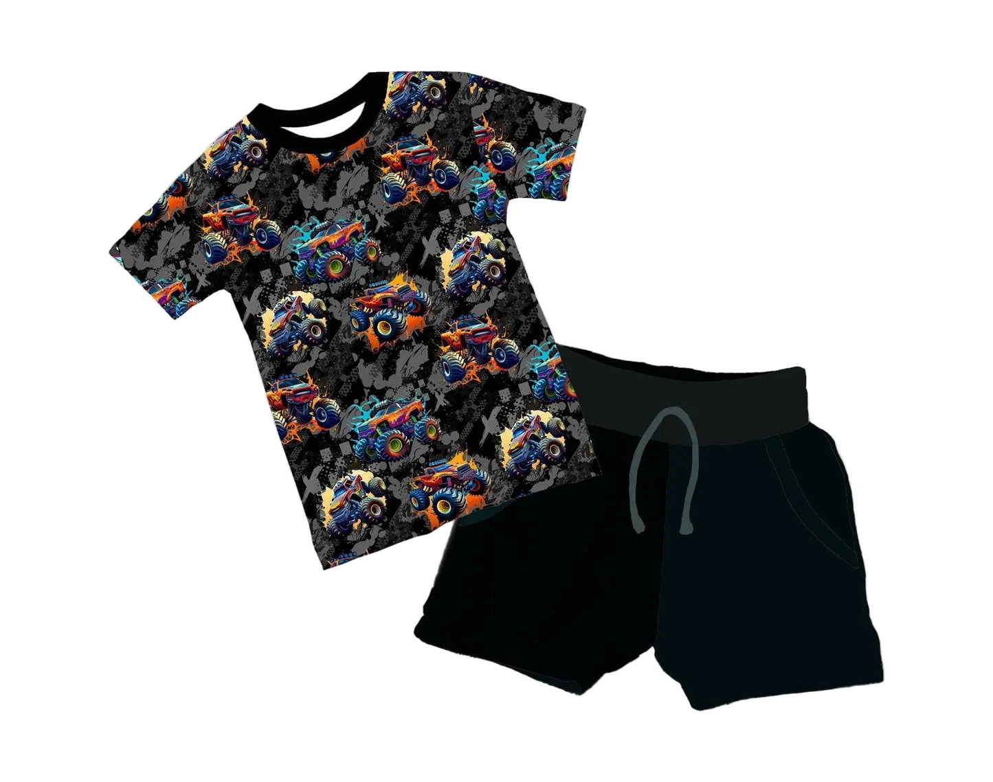Monster Mayhem Daywear Shorts Set
