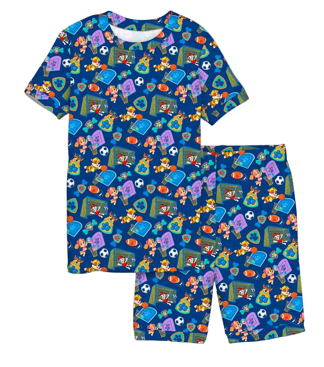All Star Pups Shorts Set