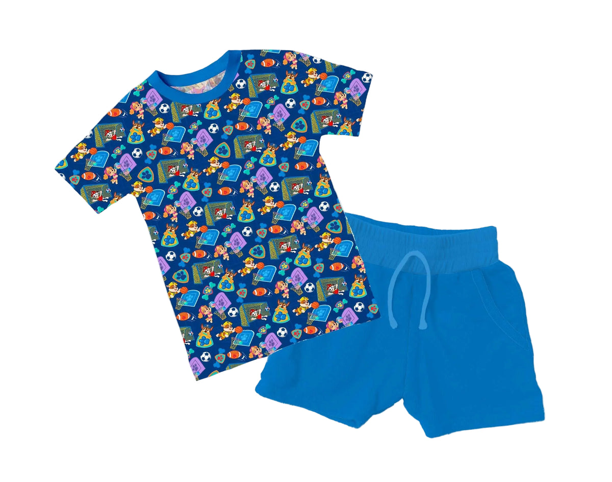 All Star Pups Daywear Shorts Set