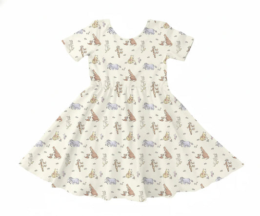 Daisy Day Friends Short Sleeve Twirl Dress