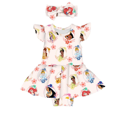 Princess Portraits Bodysuit Twirl Dress