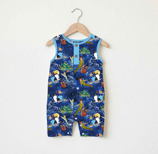 Neverland Nights Sleeveless Shorty Romper