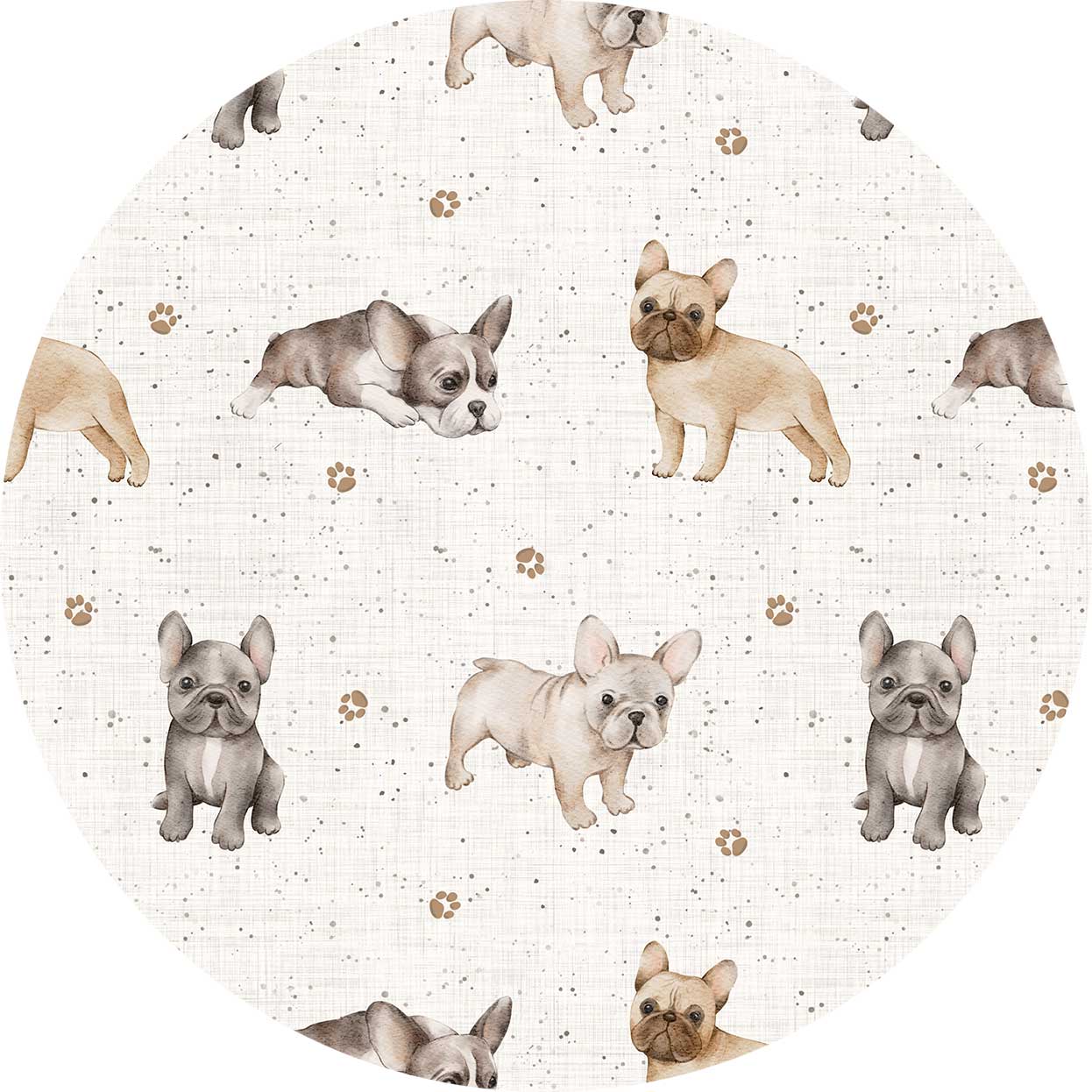 Frenchie Friends Shorts Set