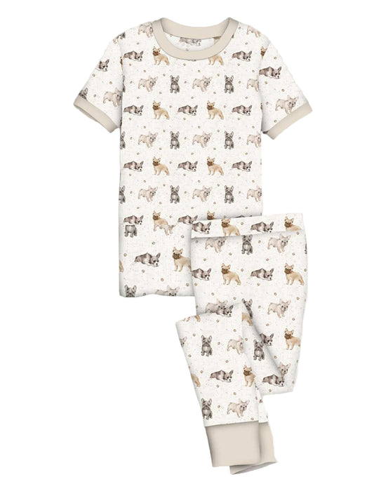 Frenchie Friends Short Sleeve Set