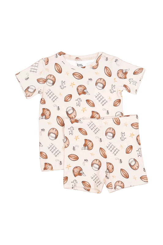 Tiny Touchdown Shorts Set