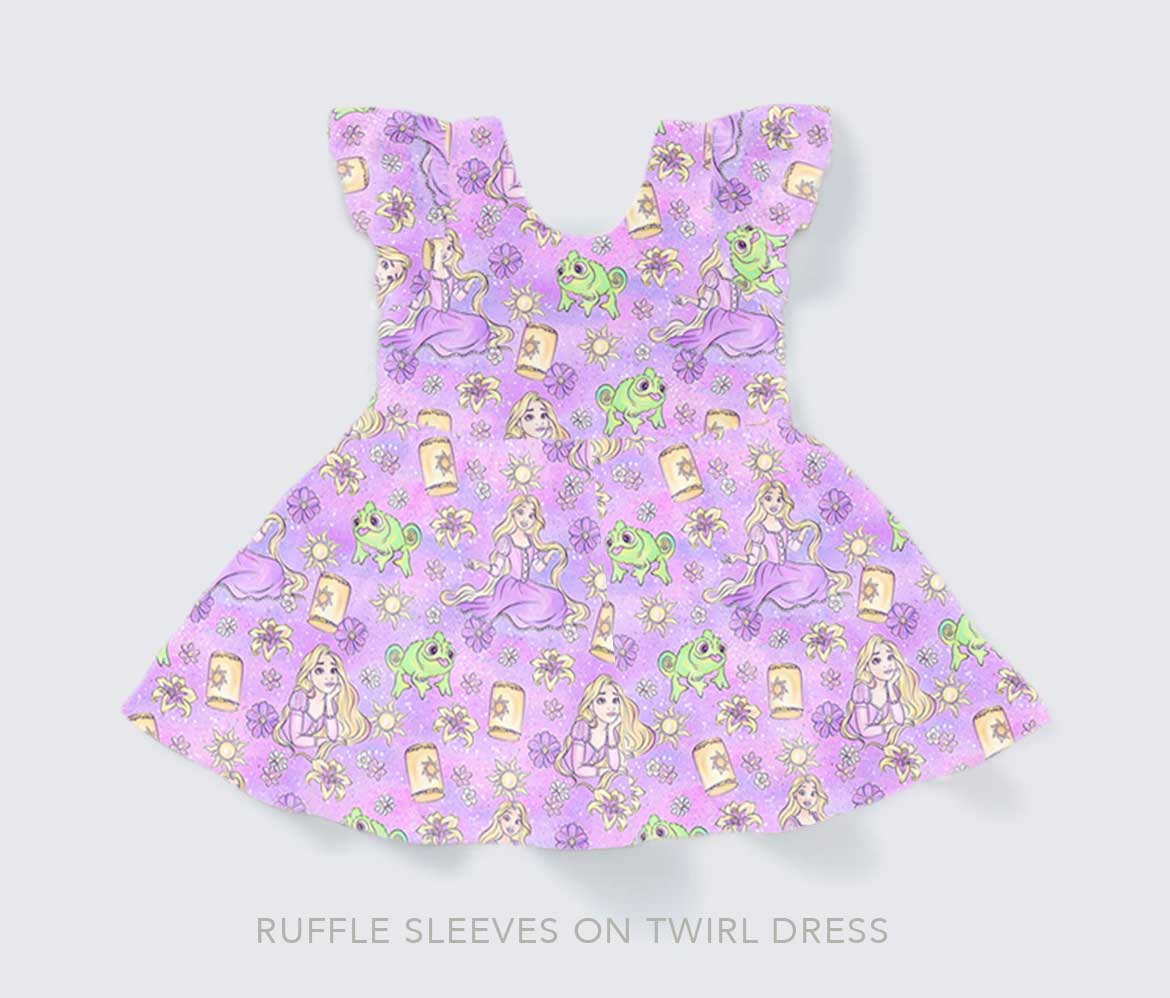 Tower Tales Short Sleeve Twirl Dress
