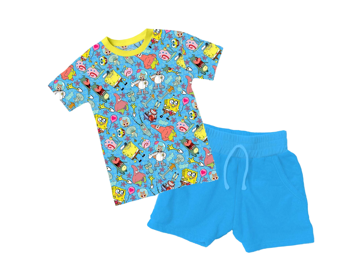 Krabby Krew Daywear Shorts Set