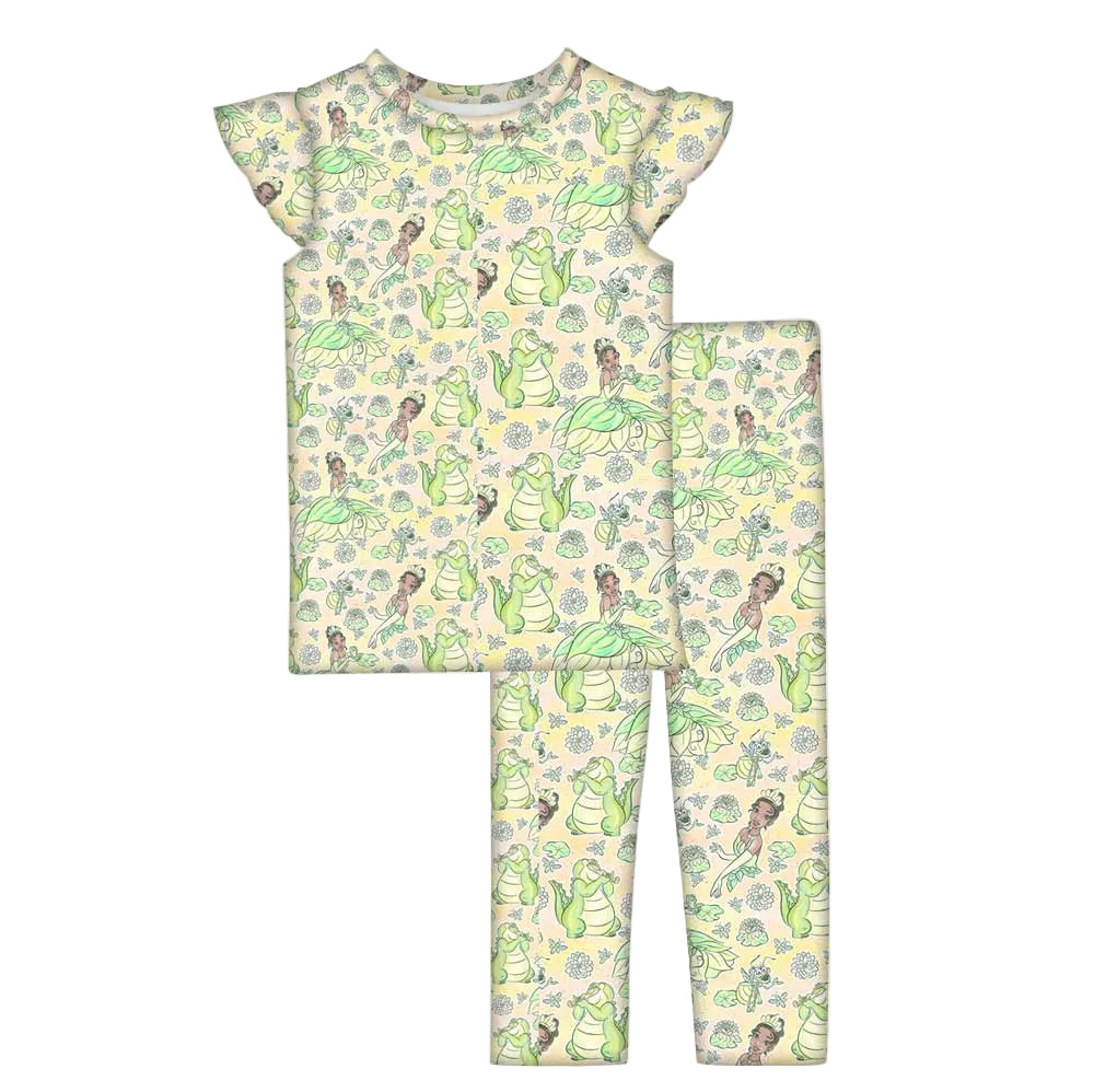 Bayou Princess Flutter Sleeve and Pants Set