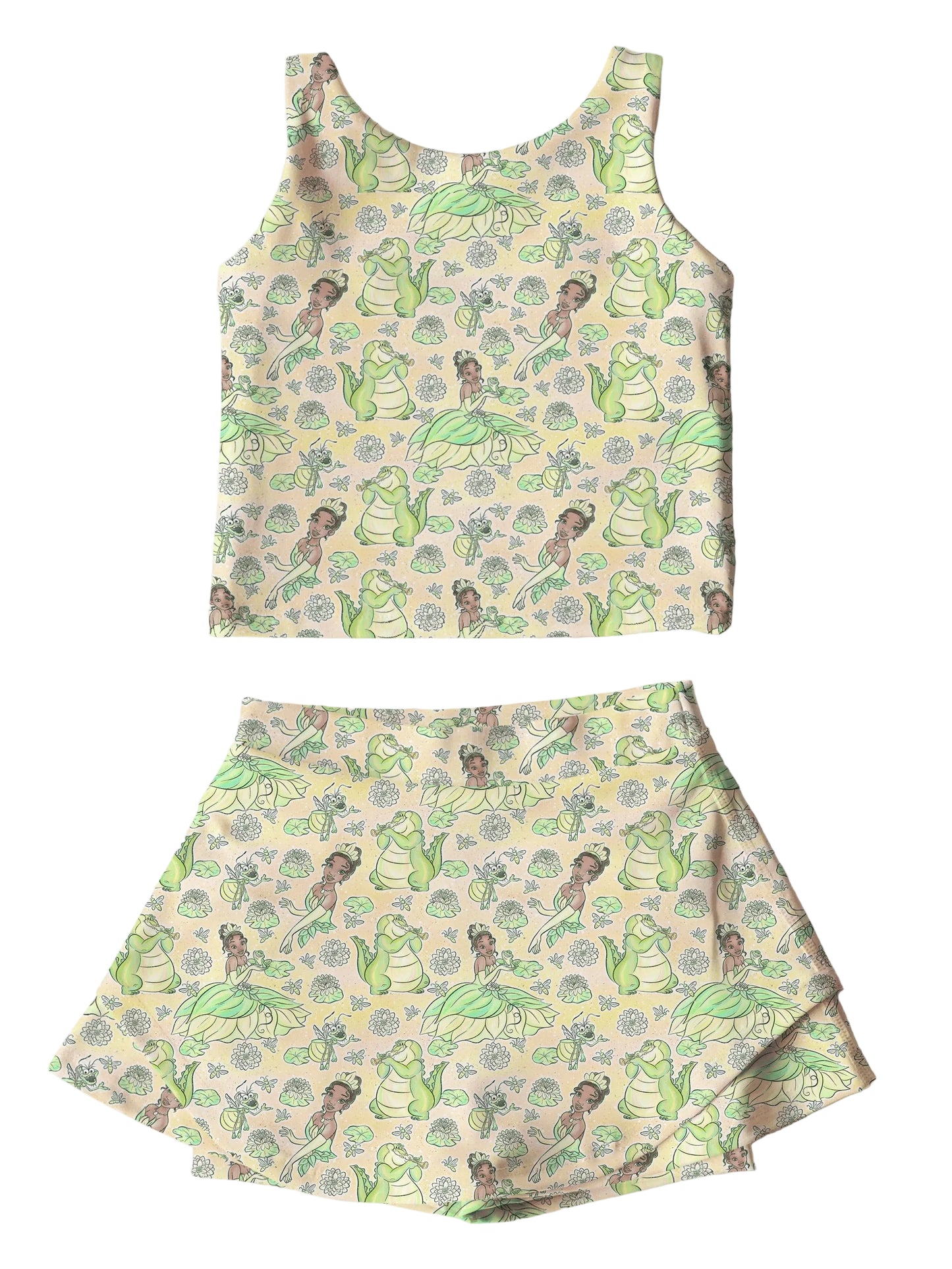 Bayou Princess Athletic Skort Set