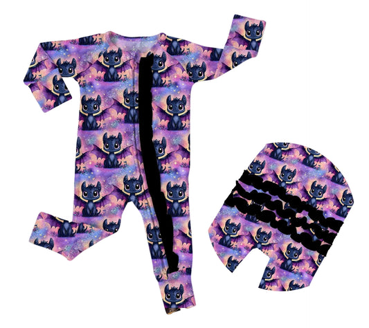 Toothless Ruffled Convertible Zippy