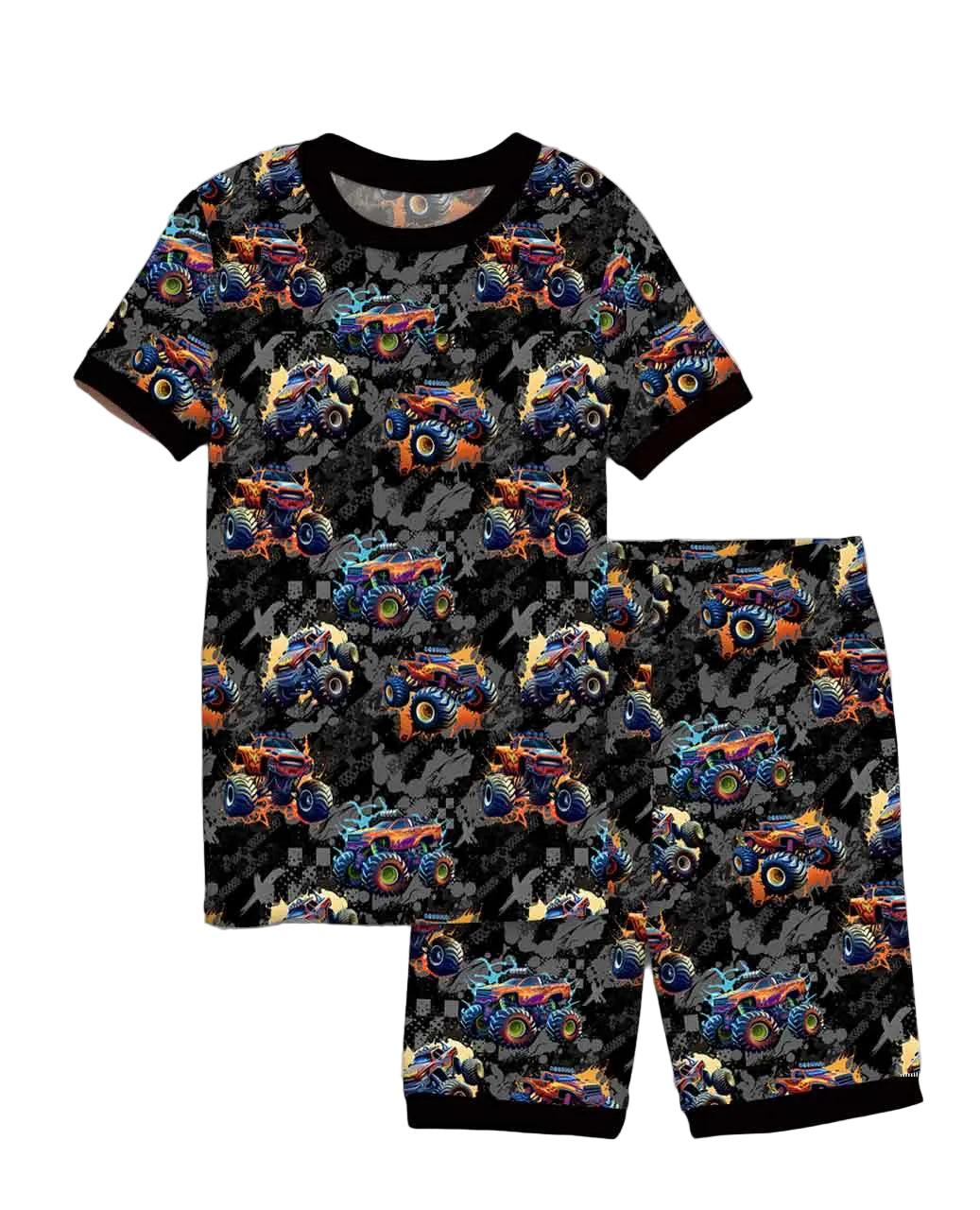 Monster Mayhem Shorts Set